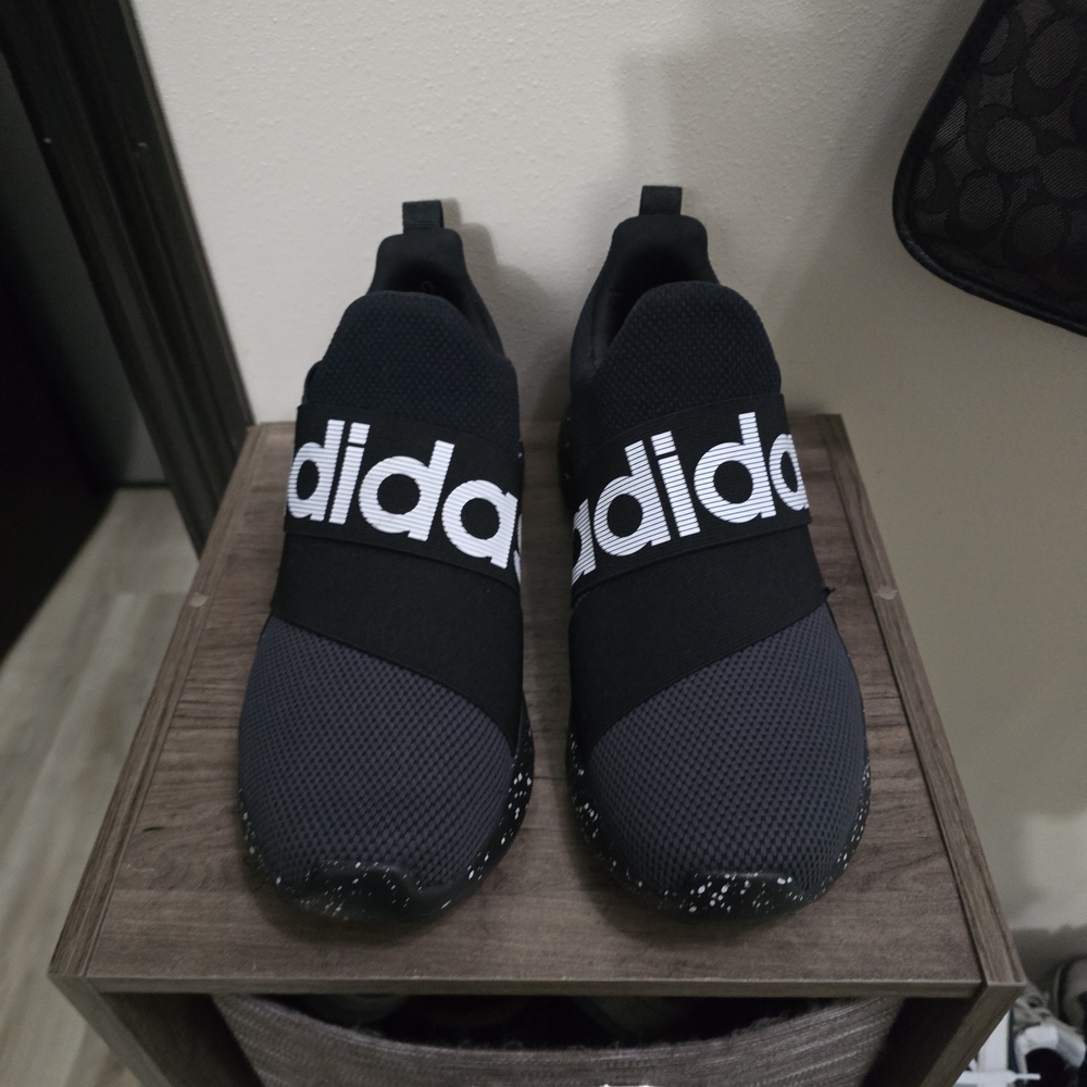 Adidas Black and Gray Athletic Shoes